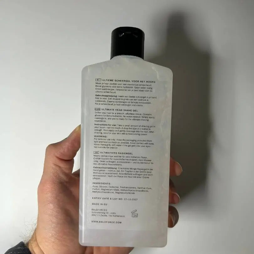 Ultimate Head Shave Gel -Scheergel voor de hoofdhuid