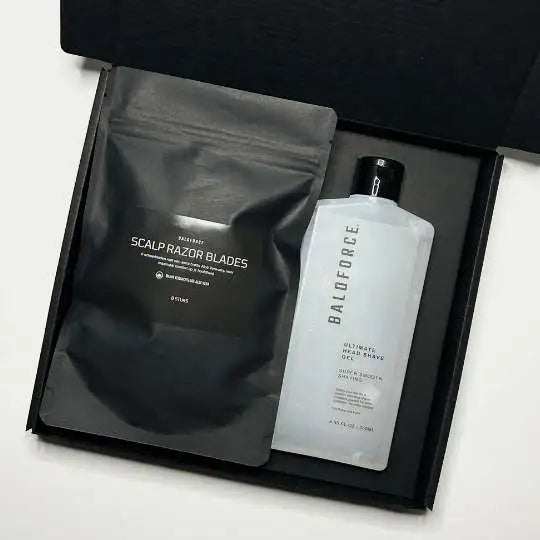 SET -  8 Hoofdmesjes + Scheergel